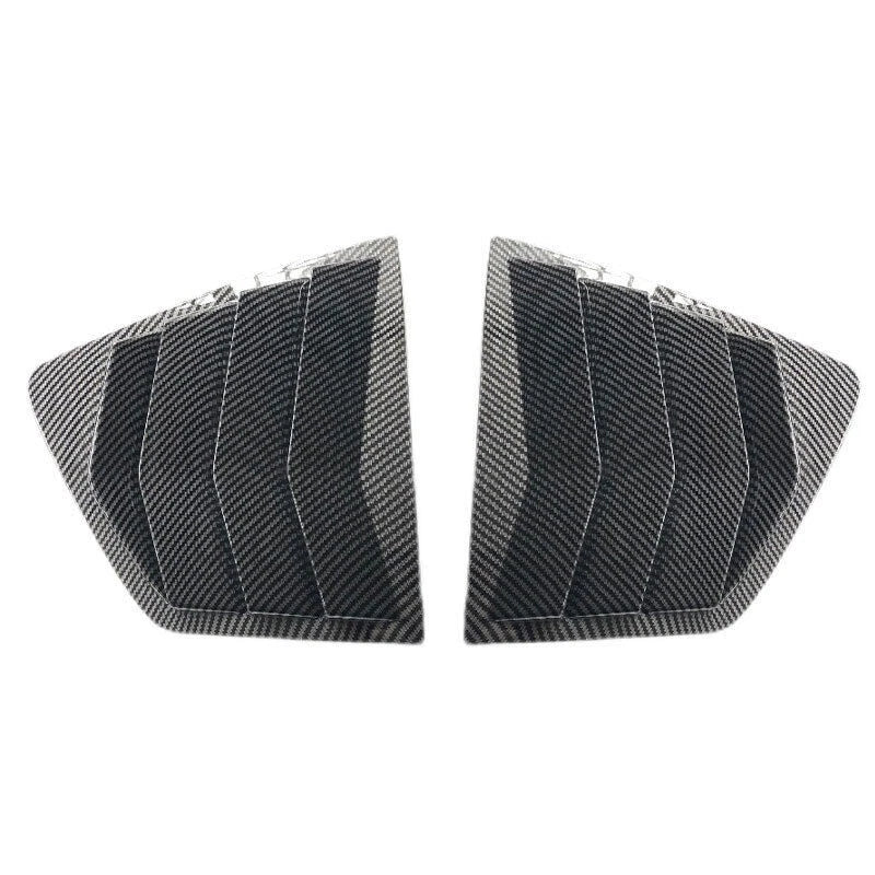 2 x CF Side Window Louver Shutter Cover Trim for Honda Accord (2014–2017)