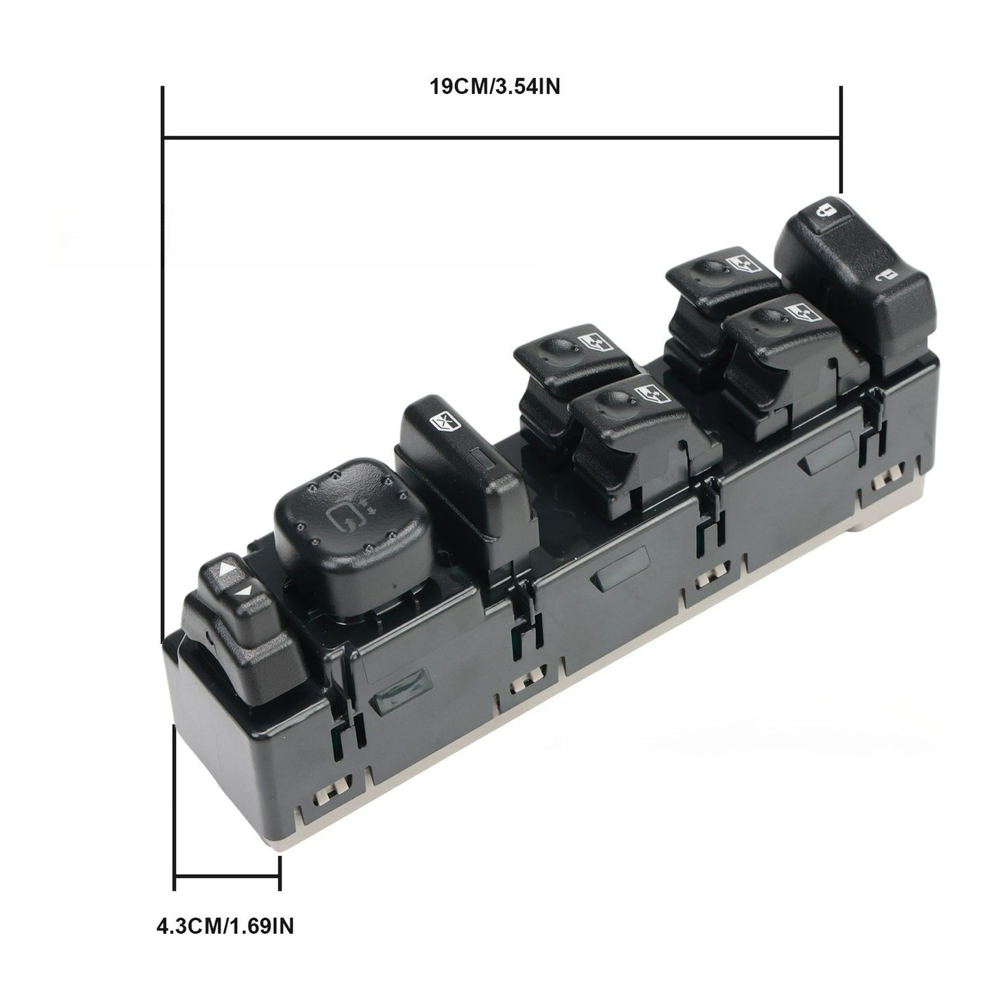 Driver Side Window Switch for Hummer H2 (2005–2007)