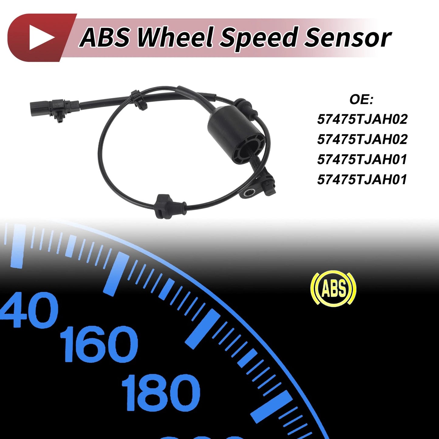 ABS Wheel Speed Sensor No. 57475TJAH02 for Honda Gienia GJ6 (2016–2020)