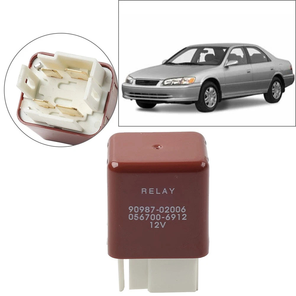 4-Pin Headlight Relay for Toyota 4Runner, Avalon, Camry, Corolla, Lexus (1990–2023)