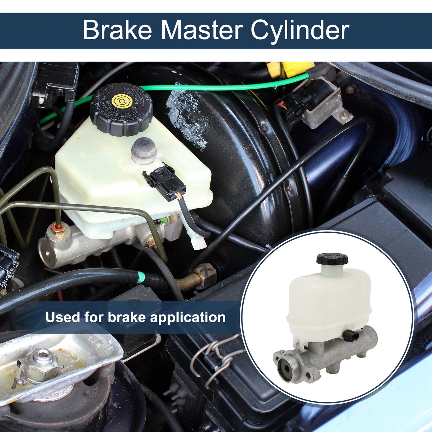 Brake Master Cylinder with Reservoir No.M630038 for Ford F-250 Super Duty (2005–2007)