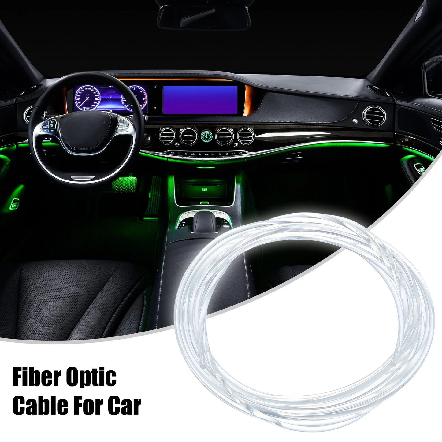 Glow Optic Fiber Cable for Universal Cars (5m/16.40ft)
