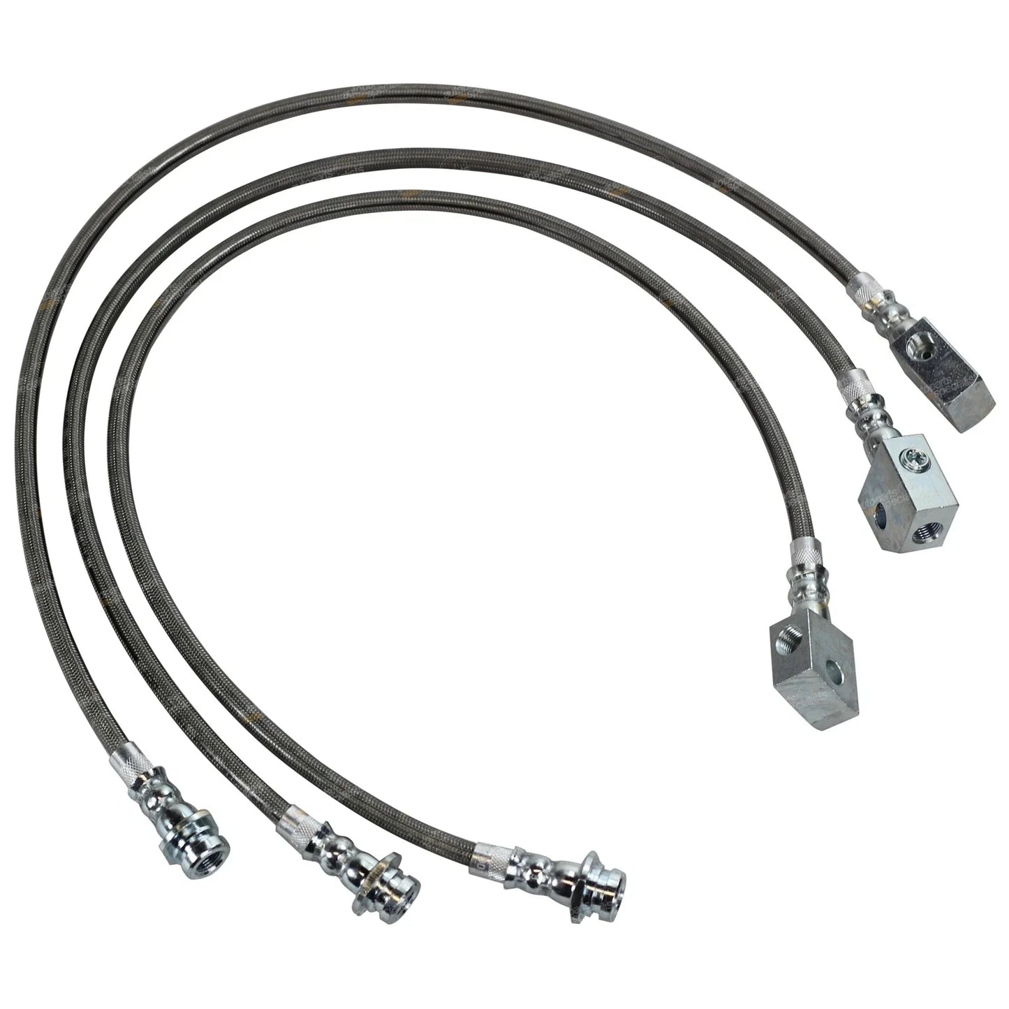 Extended Braided Brake Lines for Patrol GU Y61 ABS ZD30 3.0L Diesel
