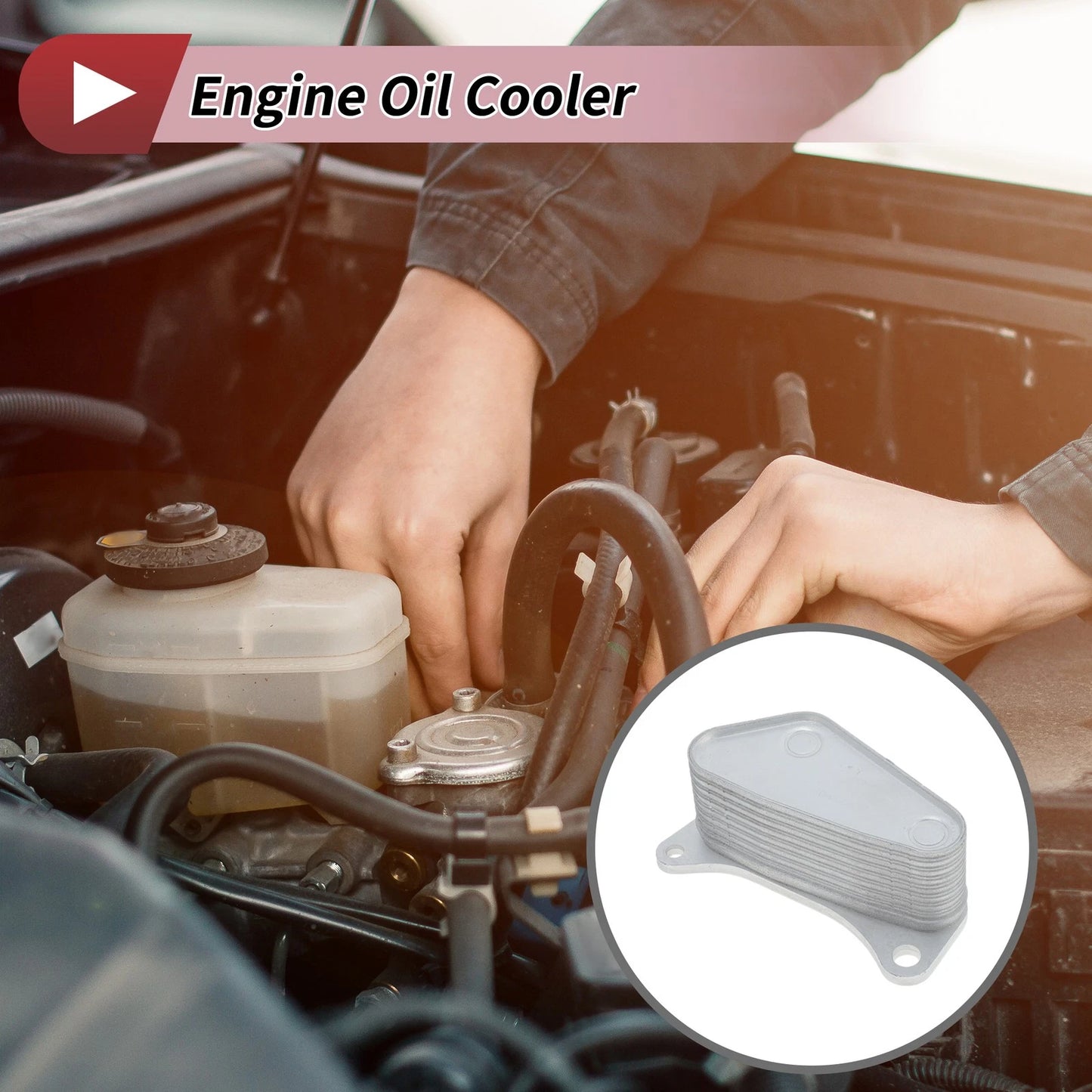 Engine Oil Cooler for Chevrolet Malibu 1.5L (2016–2022) No. 1E007137