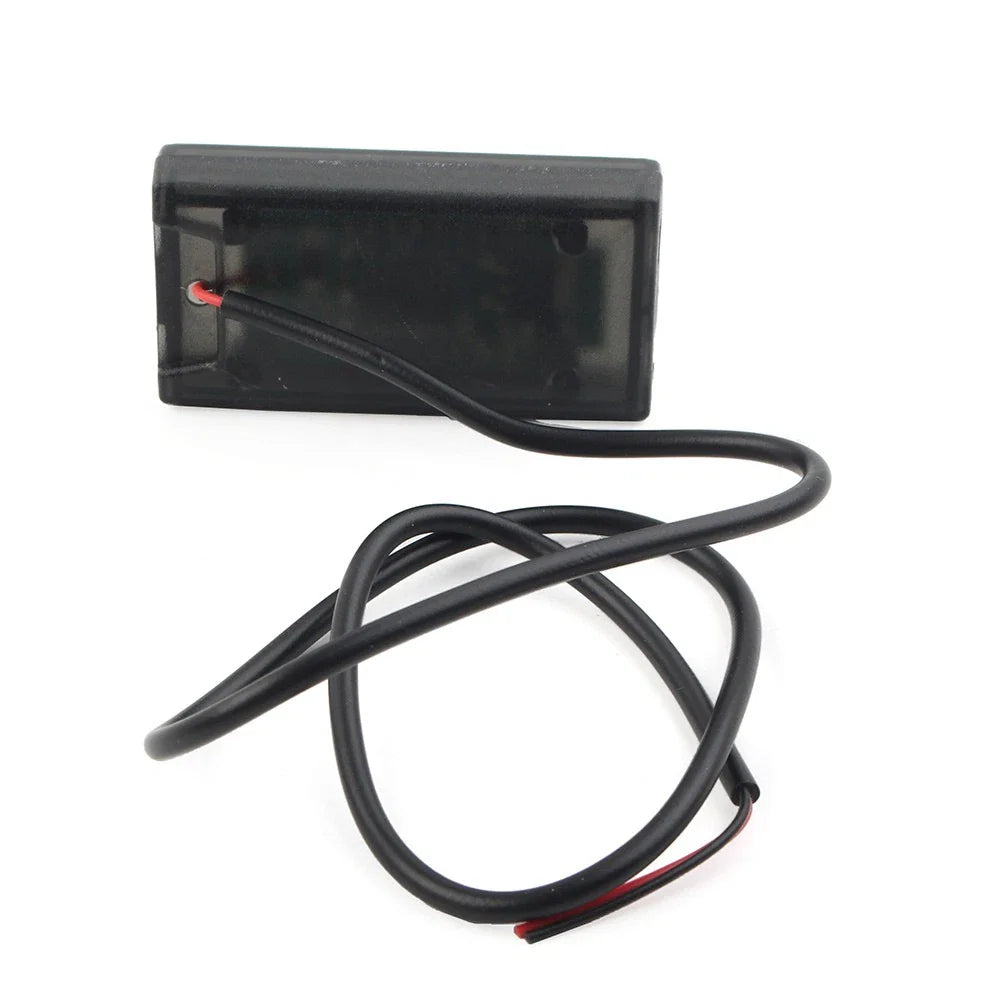 12V Digital LED Display Voltmeter Gauge for Motorcycle (No Year Specified)