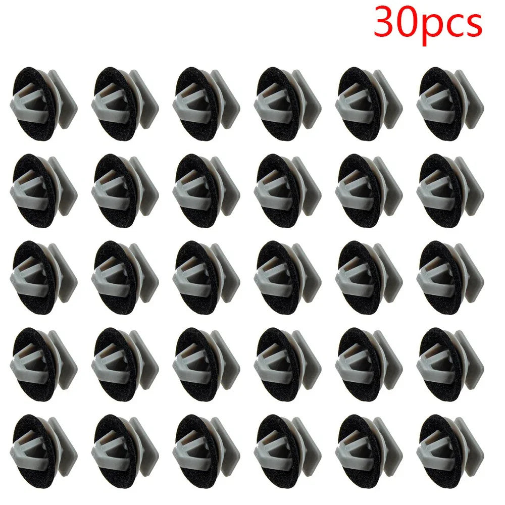 30 Pcs Front Door Side Lower Molding Trim Clips for Mazda