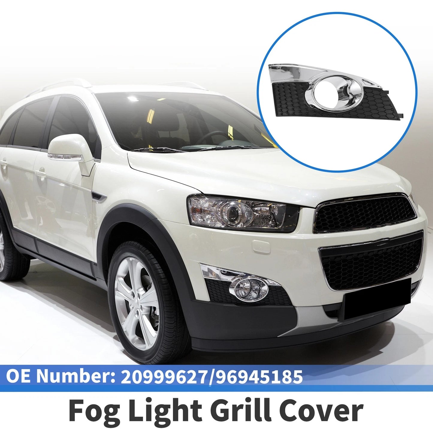 1 Pc Fog Light Grill for Chevrolet Captiva (2012–2014) No. 20999627