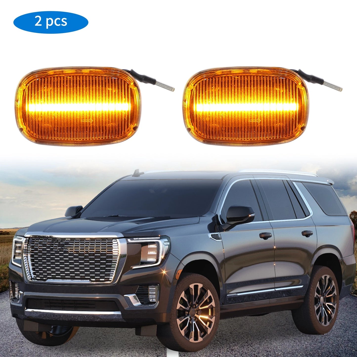 LED Side Fender Marker Light for Toyota Fielder (2000–2006) 2 pcs