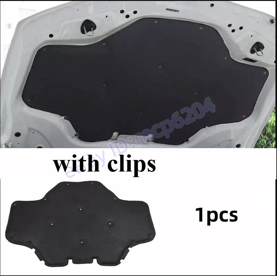 Hood Engine Sound Insulation Pad Heat Shield for BMW X3 (2018–2024)
