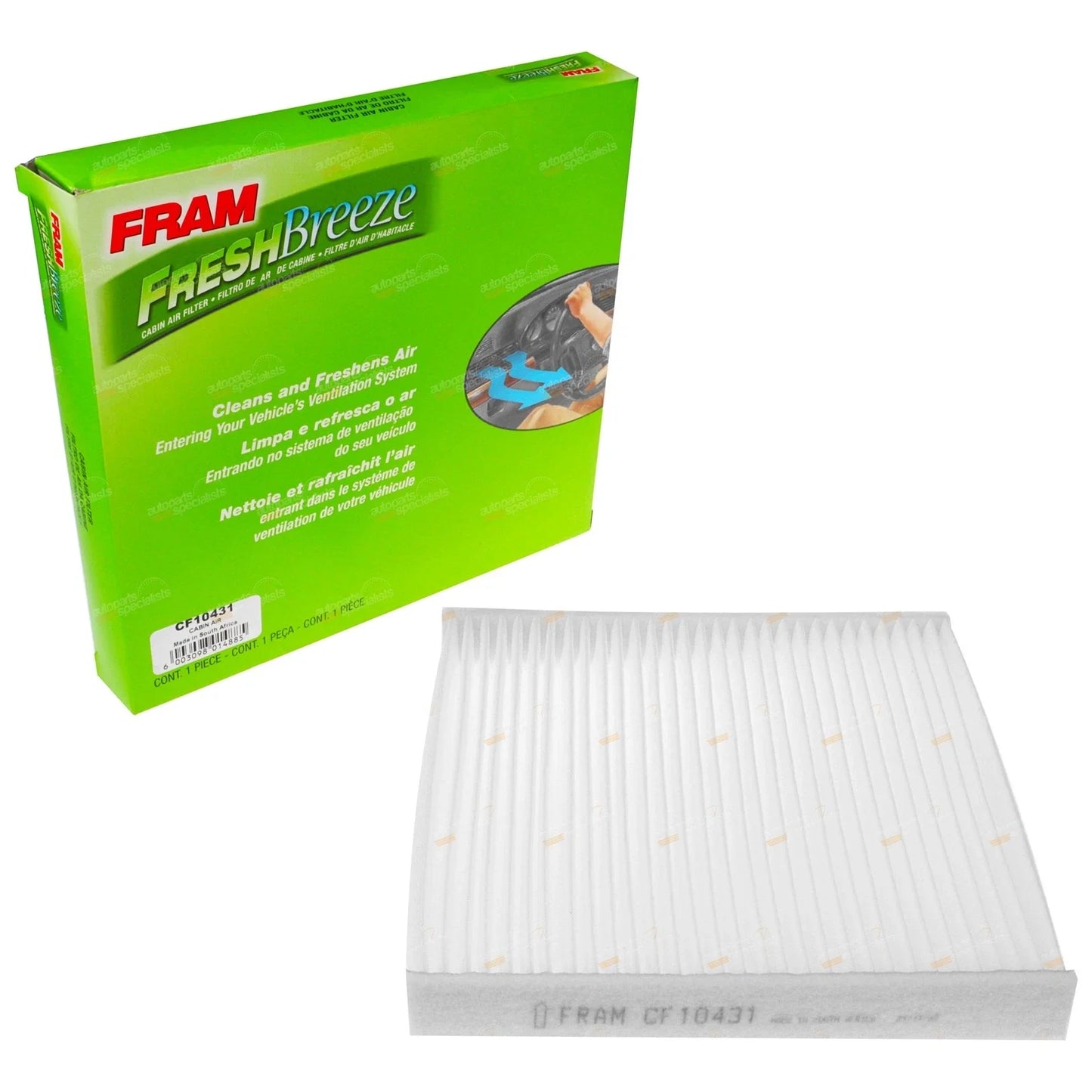 Cabin Air Filter Cleaner for Mitsubishi Lancer CJ 2.0L (2007-2010)