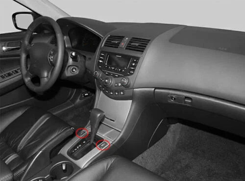 Central Console Gear Shift Frame Trim Wood Grain for Honda Accord (2003–2007)
