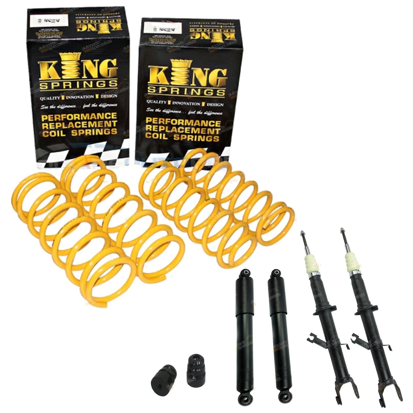 Suspension Lift Kit for Ford Territory SX SY (2004–2007) RWD Coil Springs & Shocks