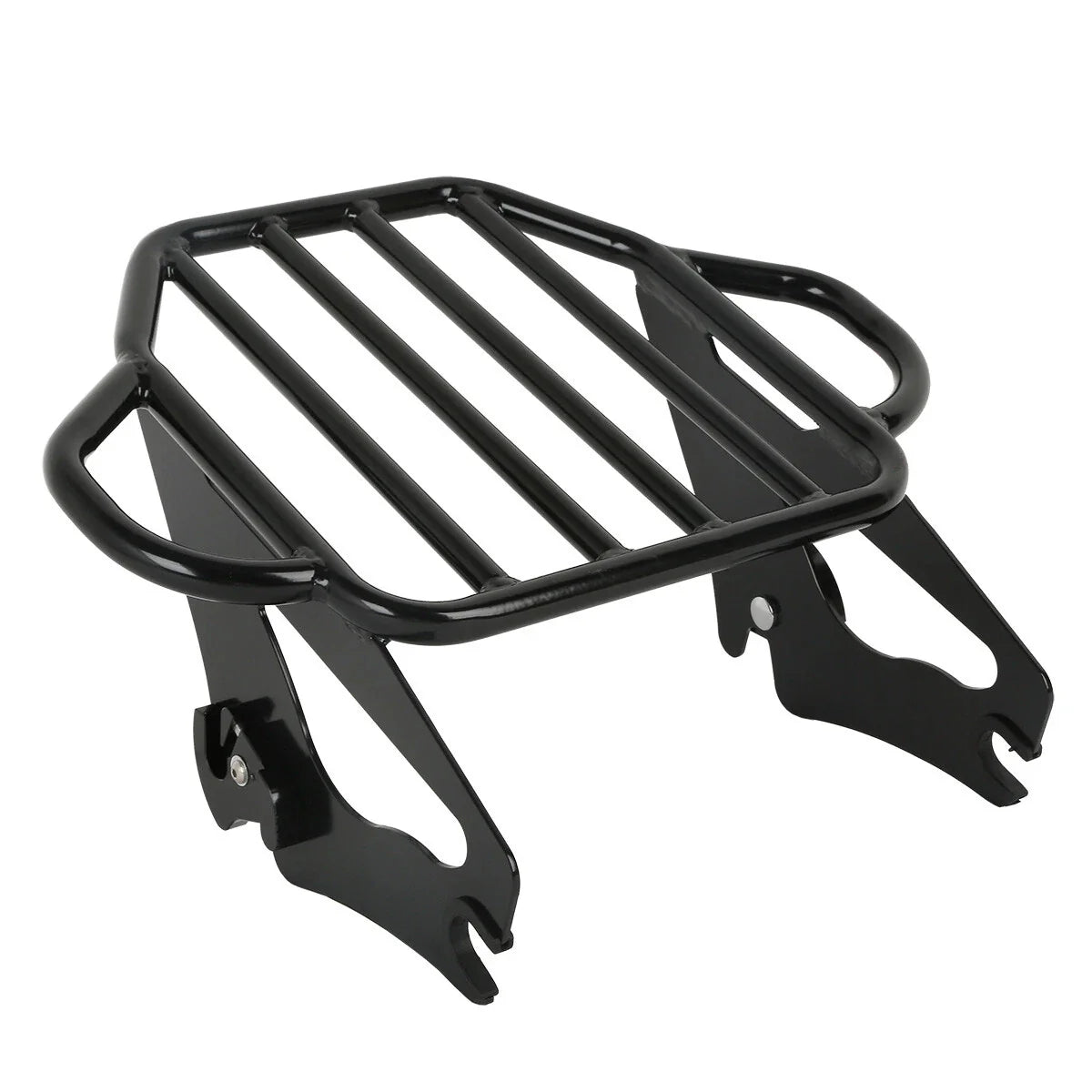 Black Detachable Luggage Rack for Harley Road King Electra Glide (2009 - 2024)
