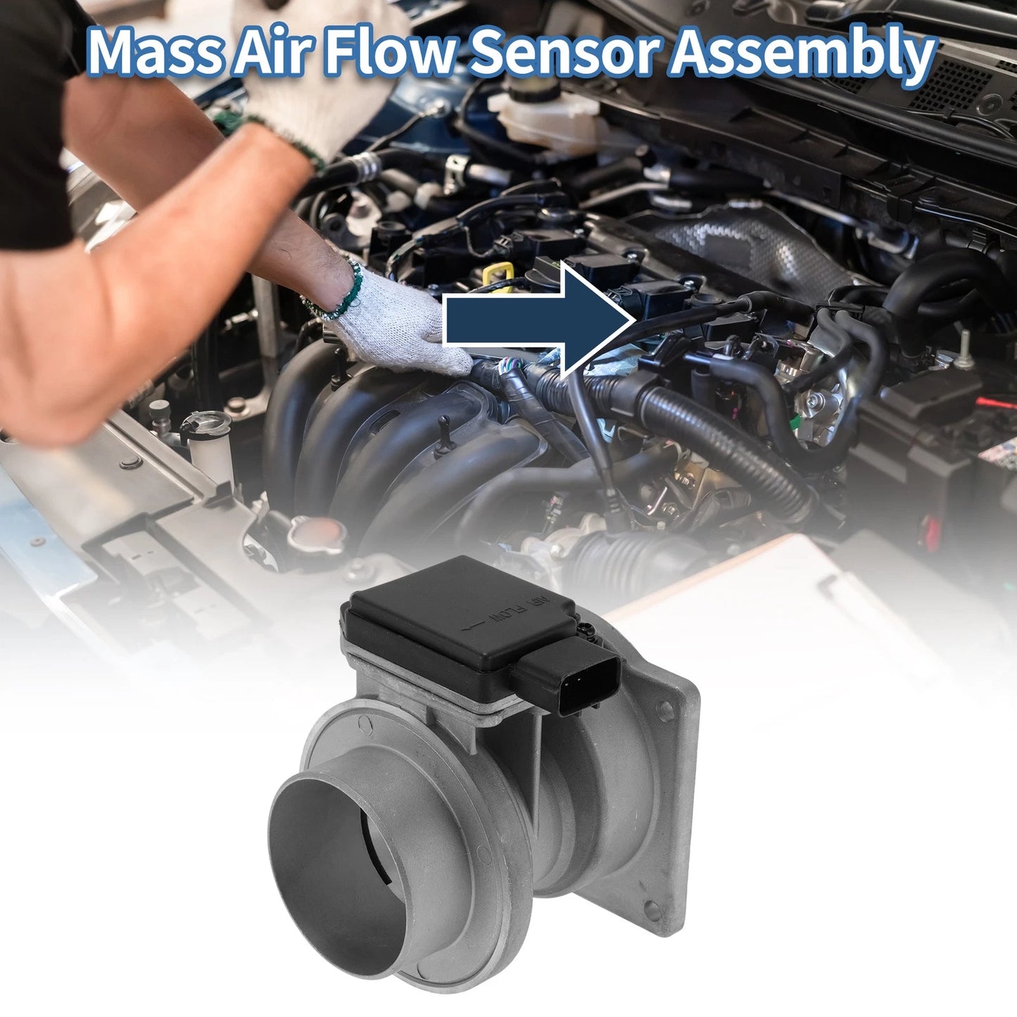Mass Air Flow Sensor Assembly No. 2268069F01 for Nissan 200SX (1989–1995)