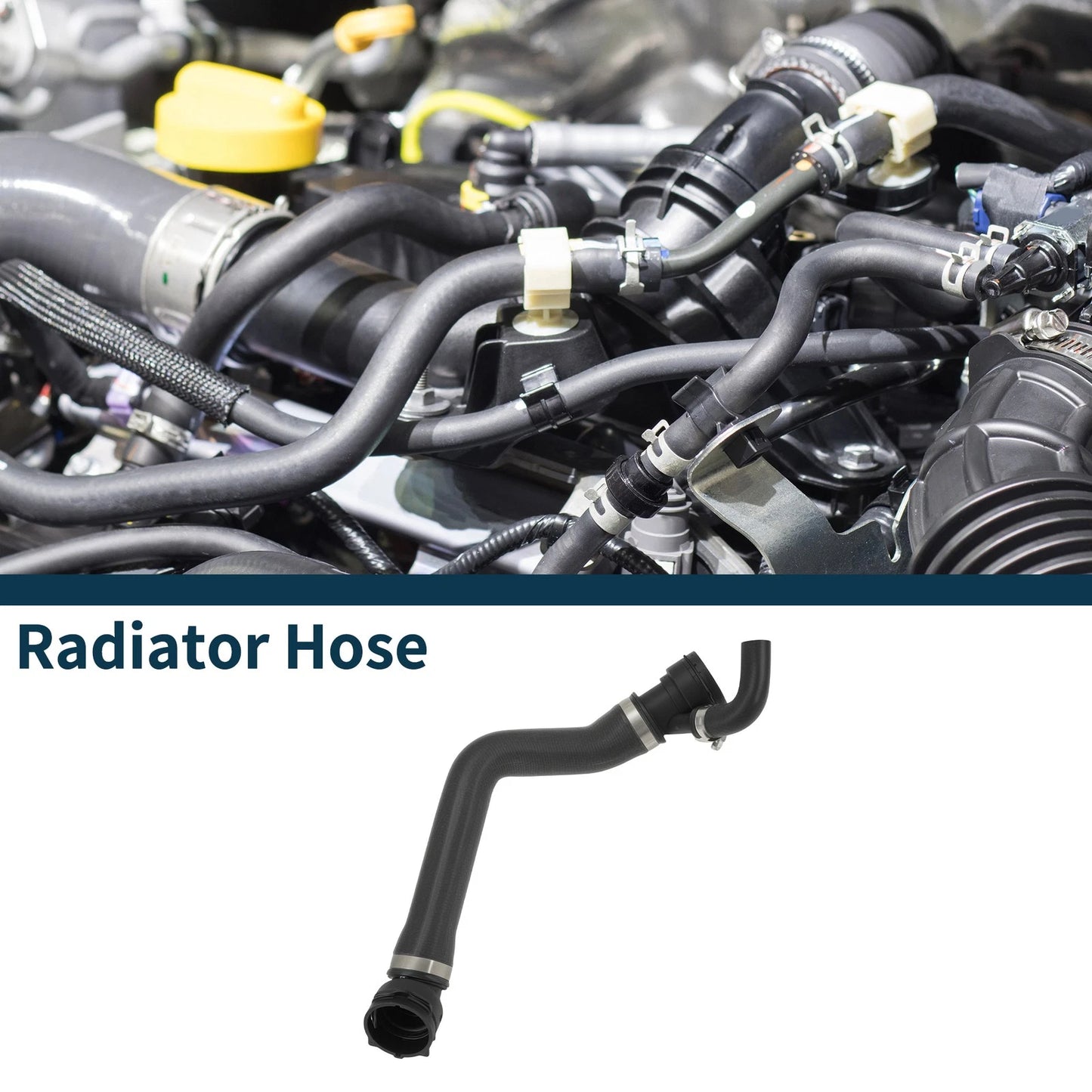 Radiator Hose for BMW 5 Series E60 (2005–2009) No. 17127789722