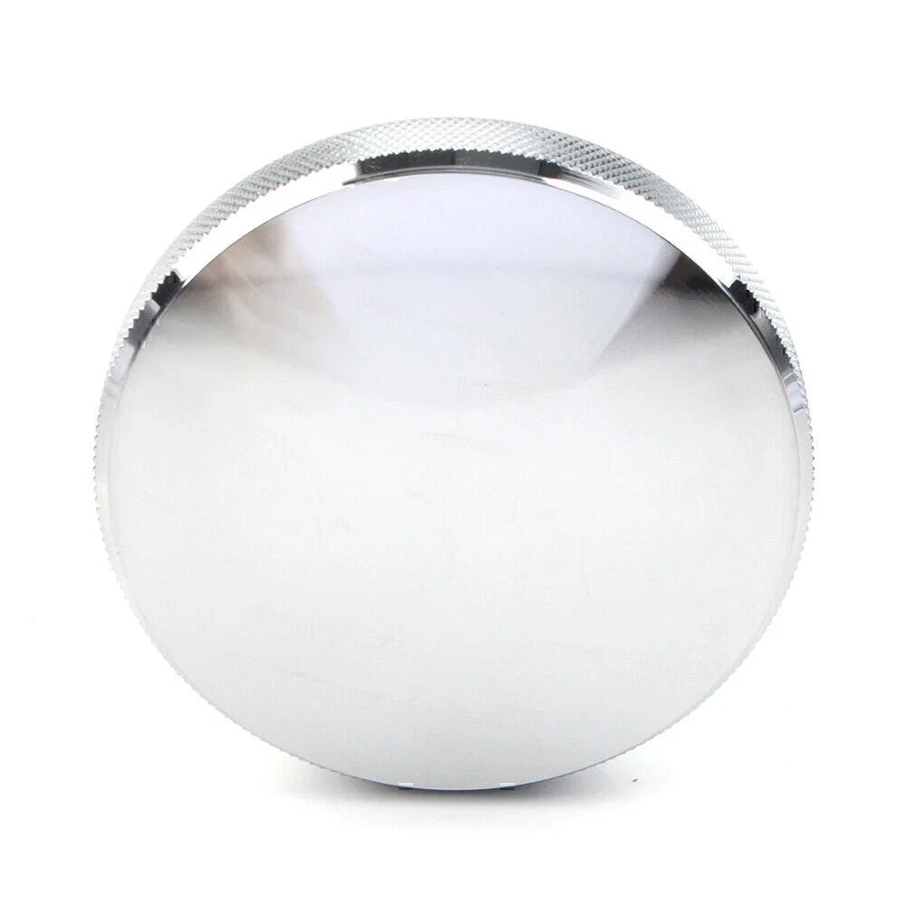 Chrome Vented Gas Cap Fuel Tank Cover for Harley Dyna, Road King, Softail