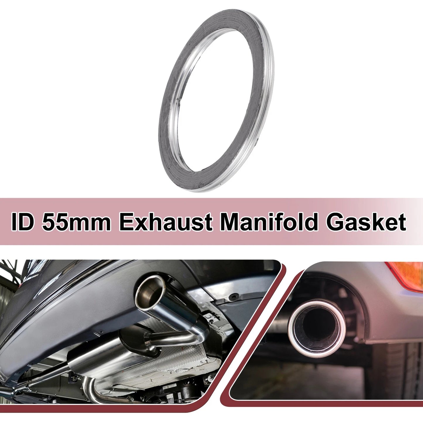 Exhaust Manifold Gasket for ID 55mm (Exhaust Donut Muffler Ring)