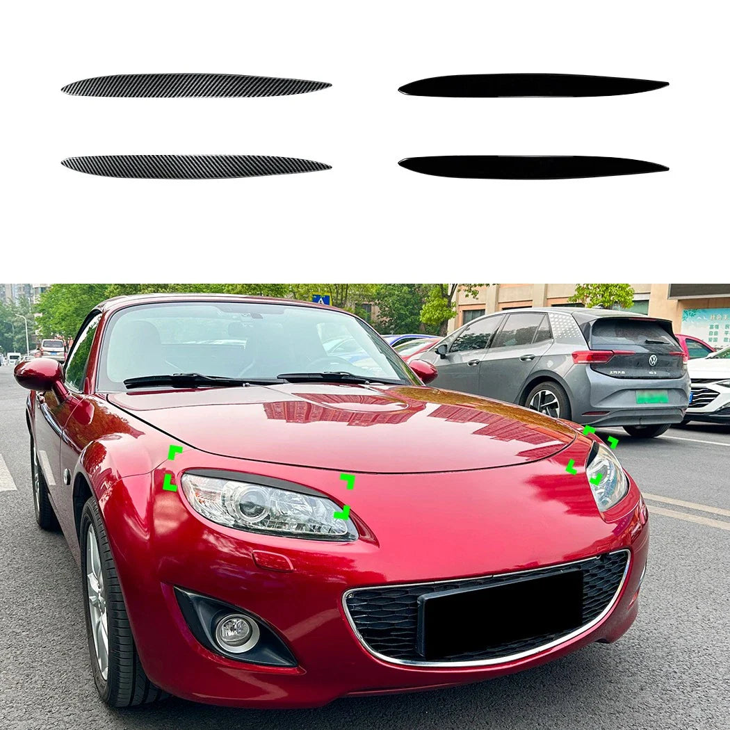 Tape-On Headlight Eye Lids Covers for Mazda MX-5 NC Miata (2009–2015)