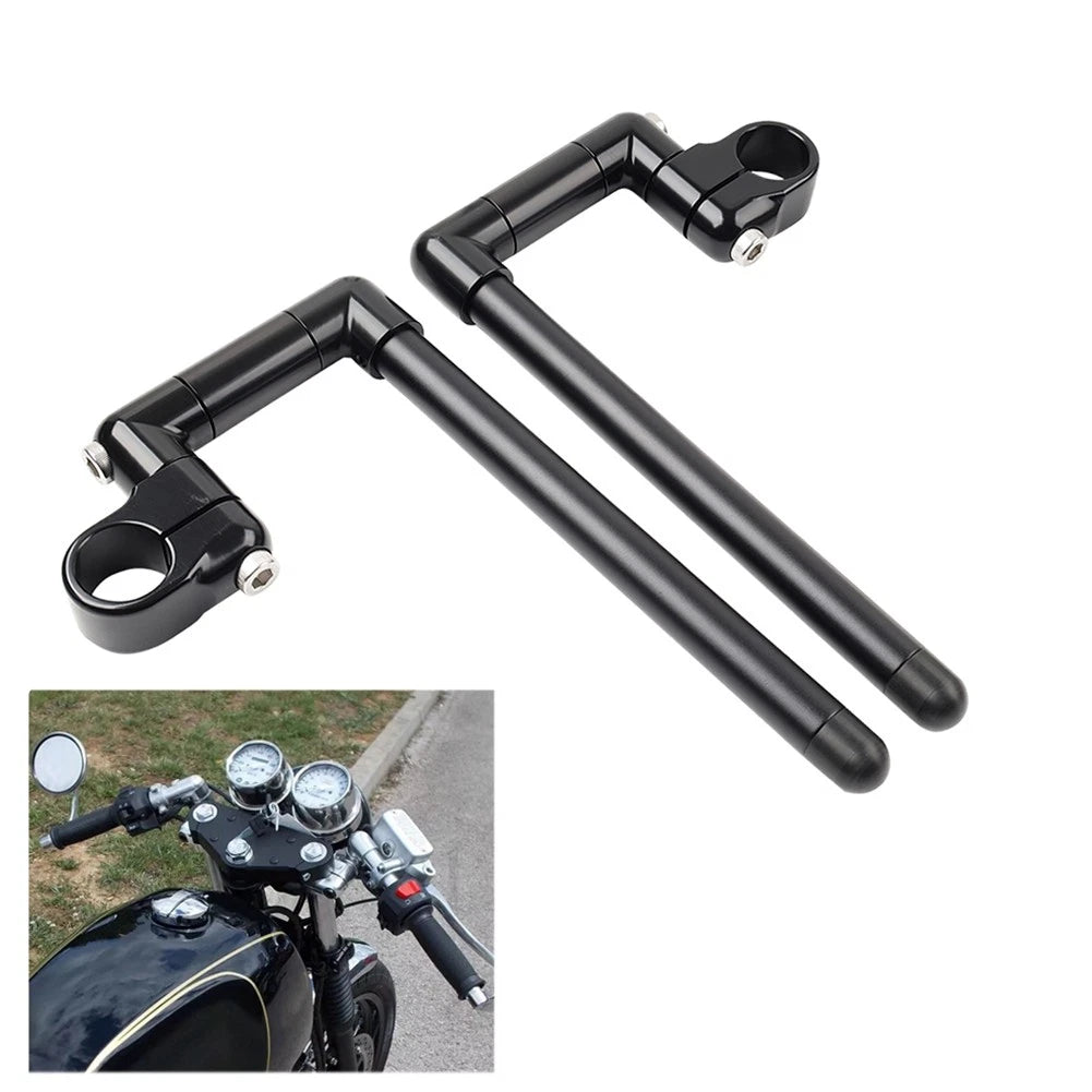 45MM Cafe Racer Bars for Universal Motorcycle (7/8" Fork Tube)