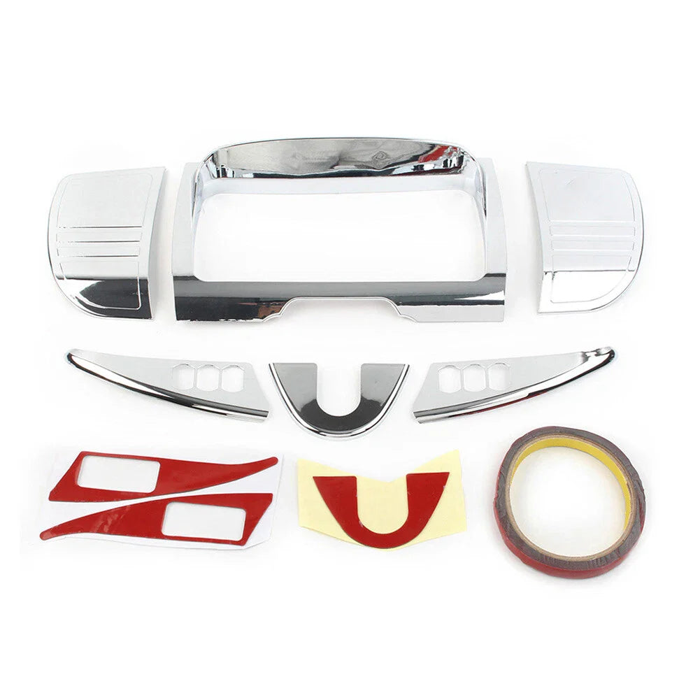 Tri Line Gauge Stereo Accent Set for Harley Touring Electra Street Glide (2014-2022)