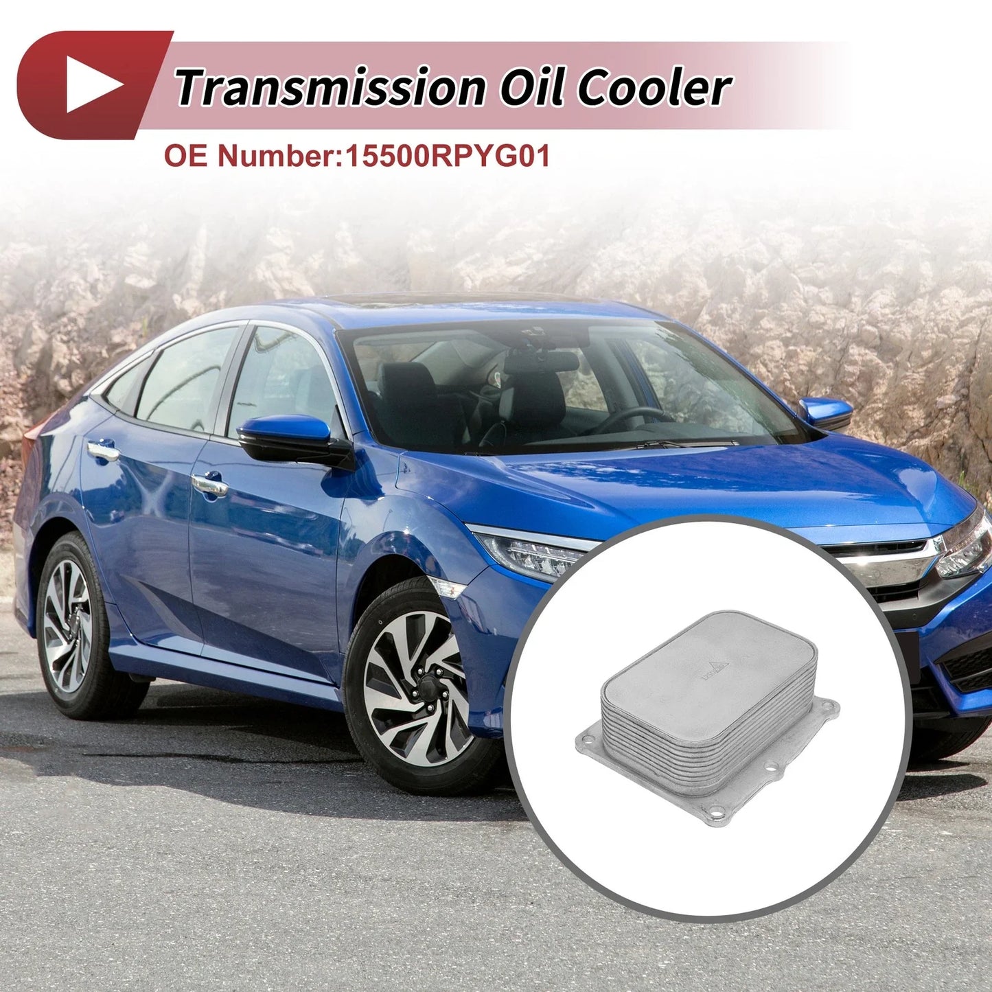 Engine Oil Cooler for Honda Civic L4 2.0L (2017-2023) - 1 x Quality Replacement