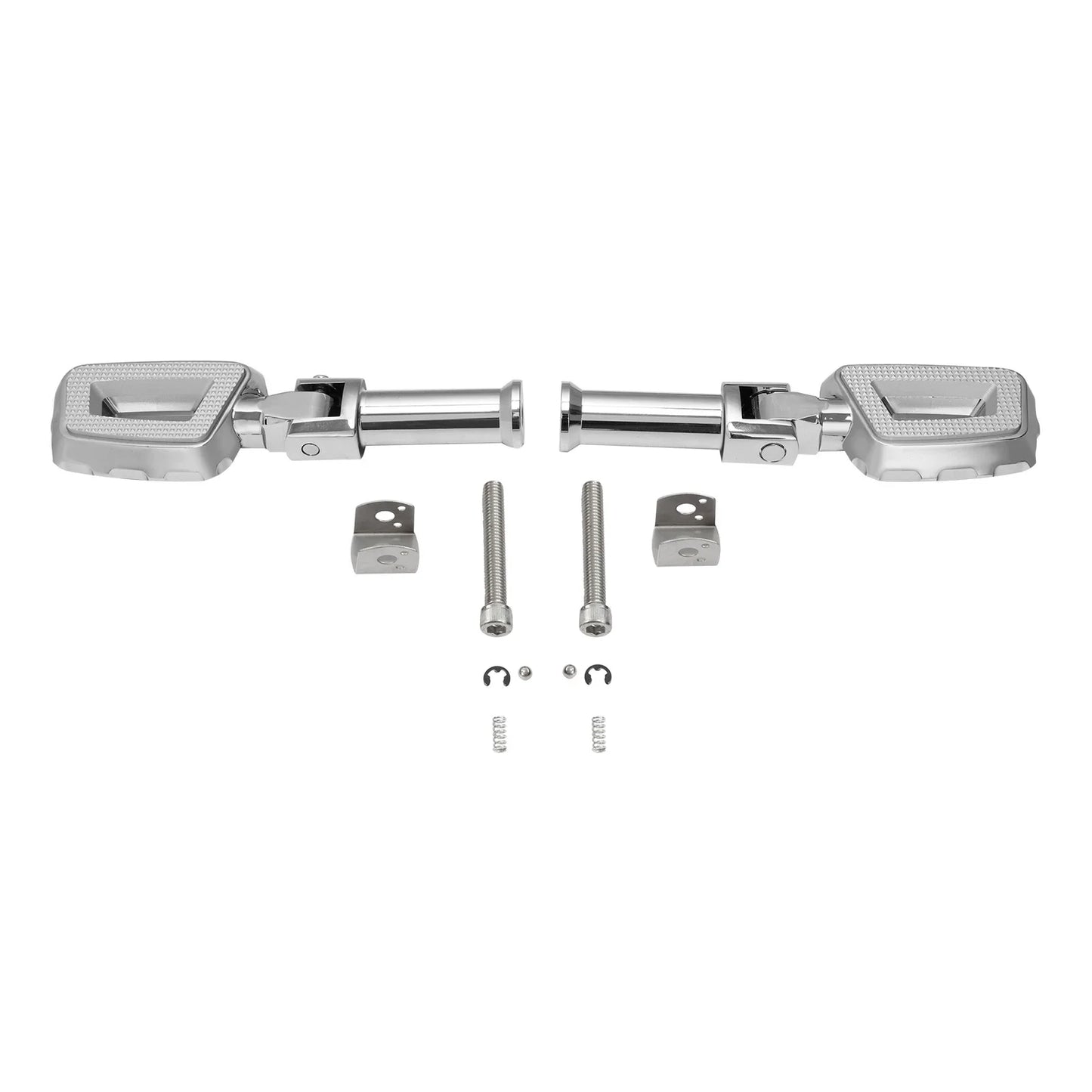 Chrome Passenger Foot Pegs Bracket for Harley Softail Heritage Classic (18-25)