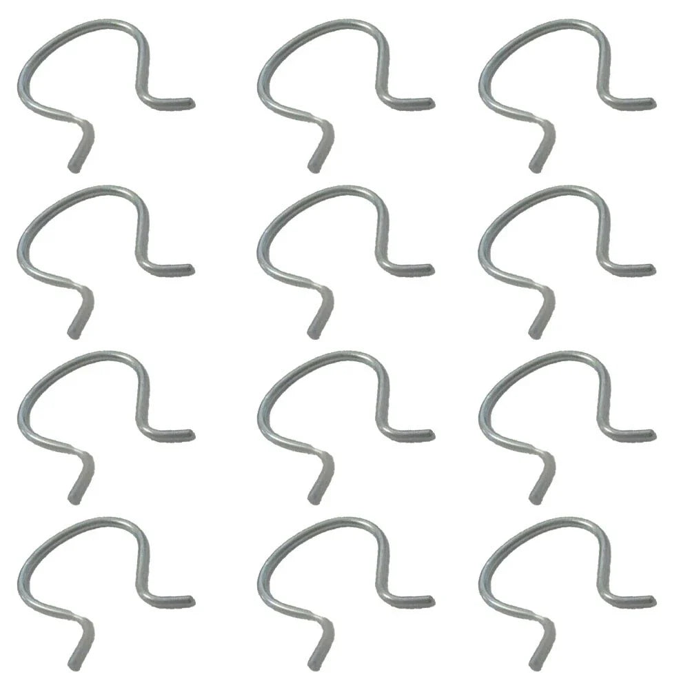 Crank Retainer / 12-Pcs / Door Handle Horseshoe Clip Left Plastic for Vehicle