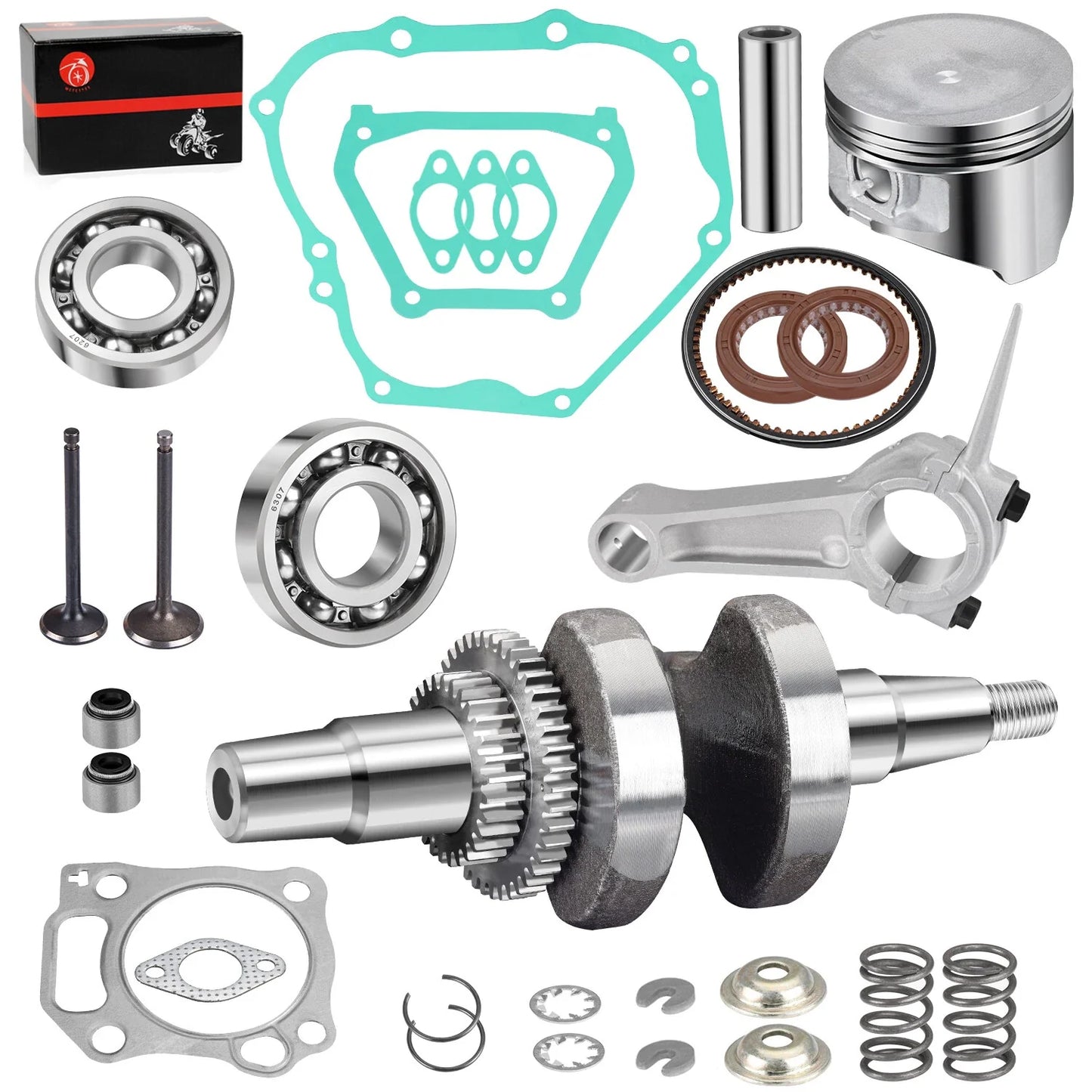 357cc Crankshaft Connecting Rod 0.5mm Piston Valve Yamaha G21 A (2001–2004)