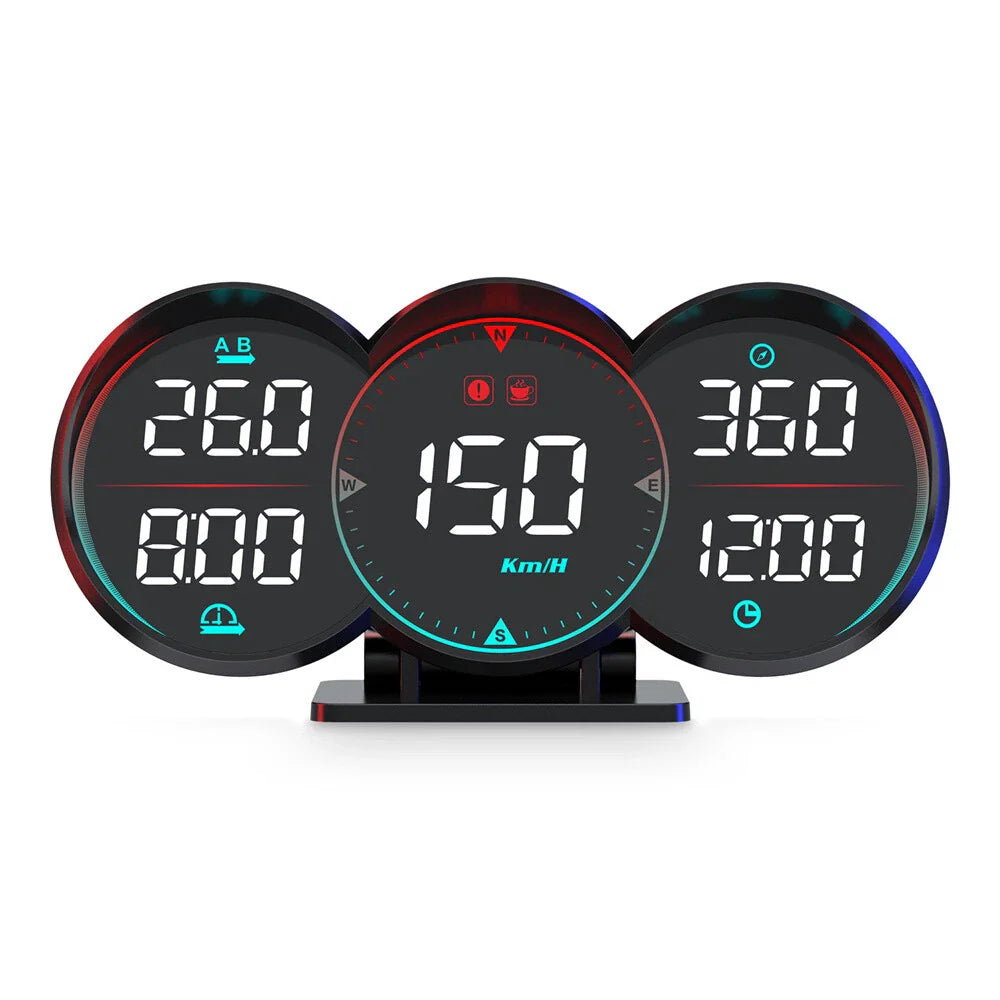 HUD GPS Heads Up Display Speedometer with Over-speed Alarm for Cars