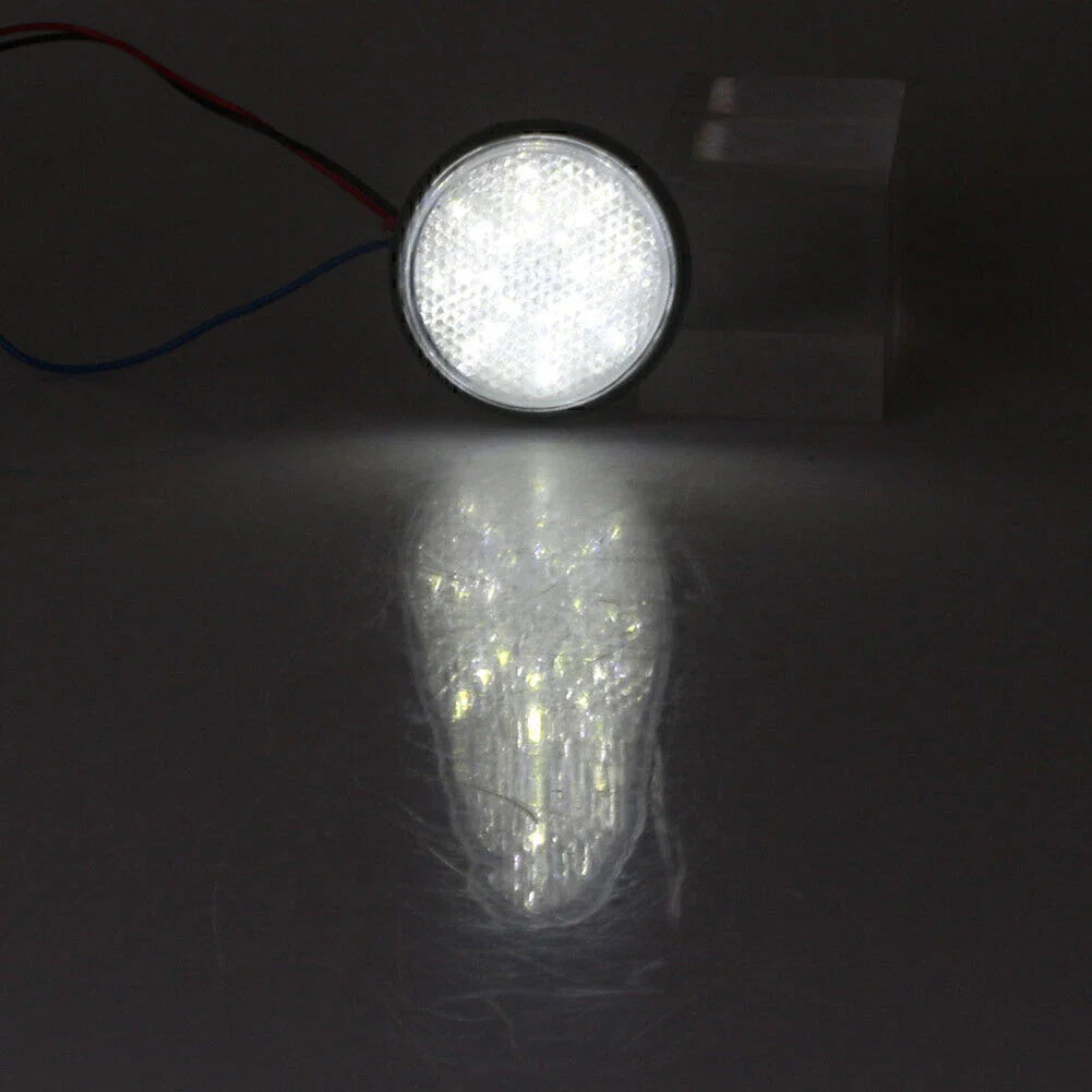 LED Reflector Tail Brake Stop Marker Lights for Universal Auto