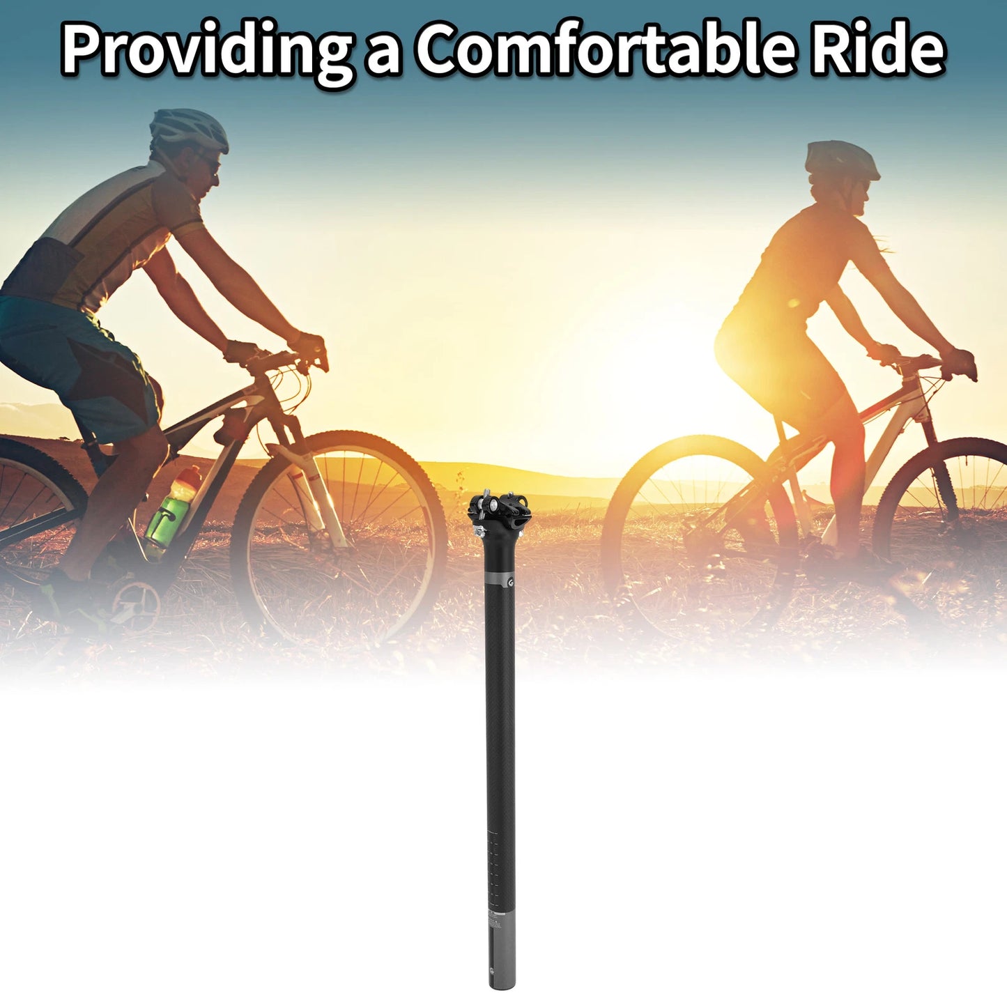 27.2mm Shock Absorbing Bike Seat Post for Universal Fit (27.2x450mm)