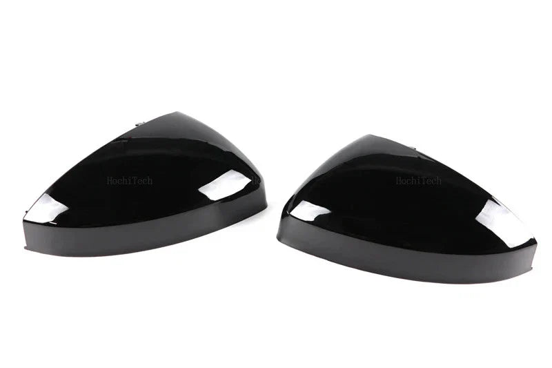 Gloss Black Side Wing Mirror Caps w Lane Assist for Audi TT TTS (2014–2023)