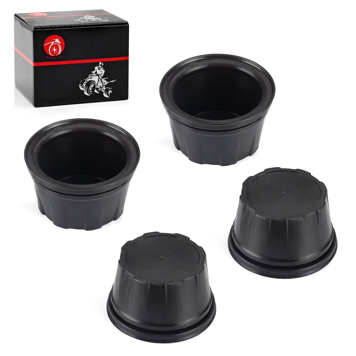 Set of 4 Wheel Center Caps for Honda FourTrax 300 (1988–2000)