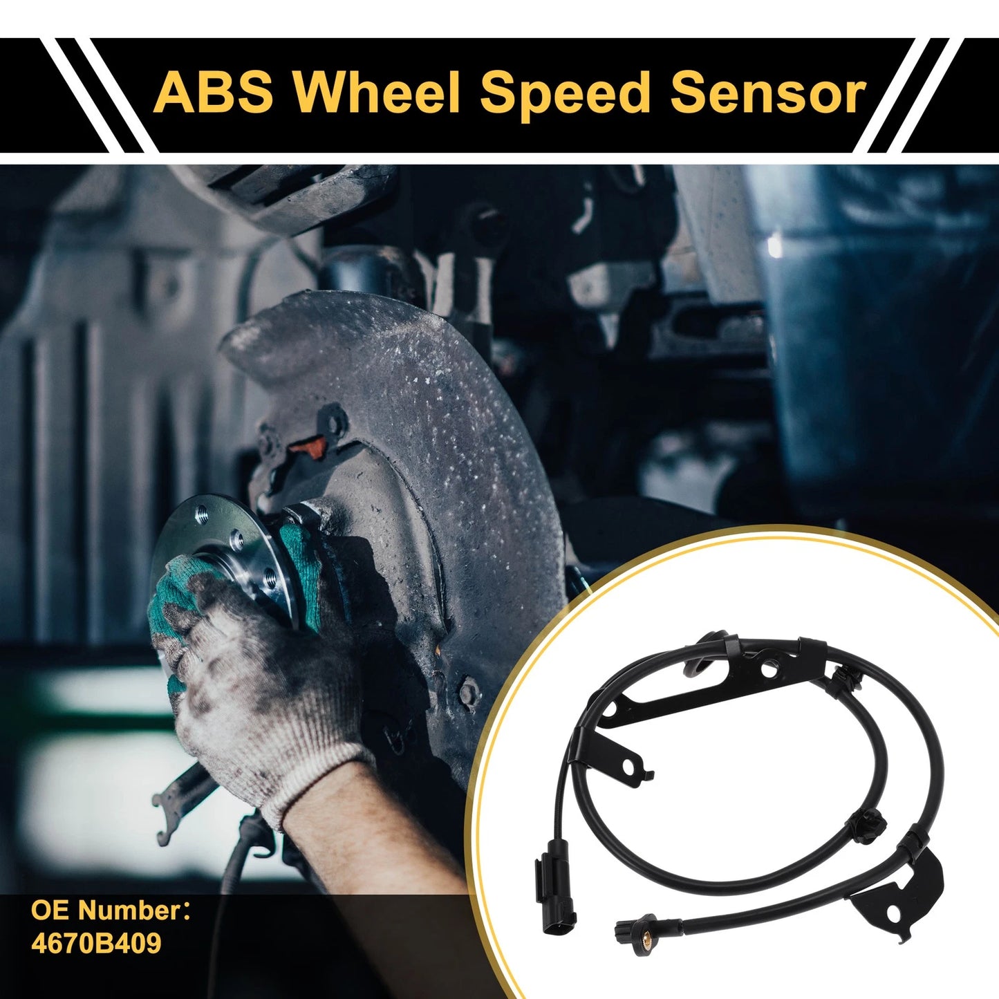 ABS Wheel Speed Sensor No.4670B409 for Mitsubishi Outlander Sport (2011–2021)