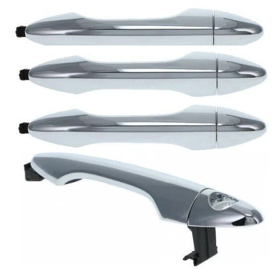 Set of 4 Chrome Outer Door Handles for Hyundai IX35 (2010–2015)