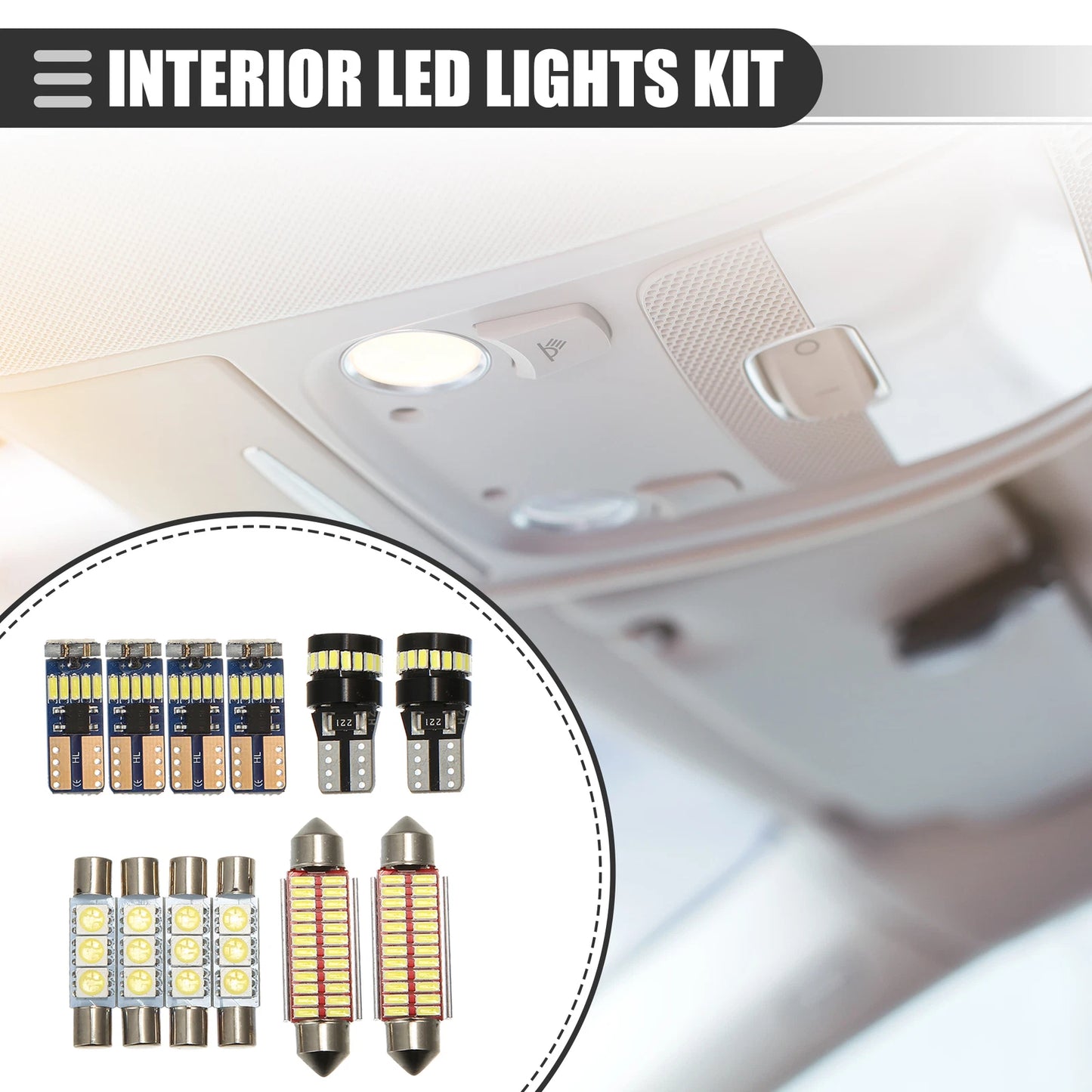 LED Interior Lights Kit for Toyota Tacoma (1 Set)