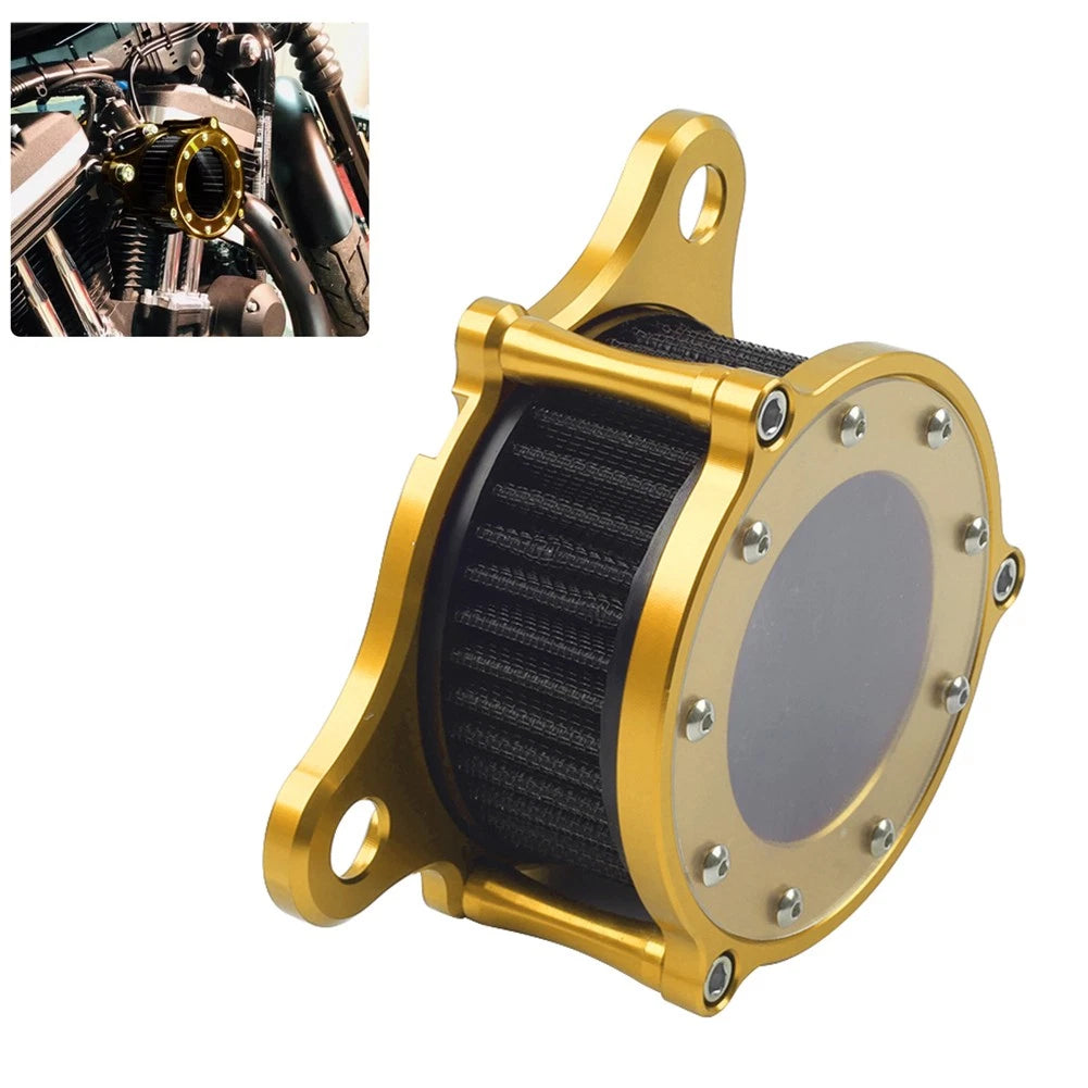 Air Cleaner Intake Filter Kit for Harley Sportster XL 883 XL1200 (1991–2022)