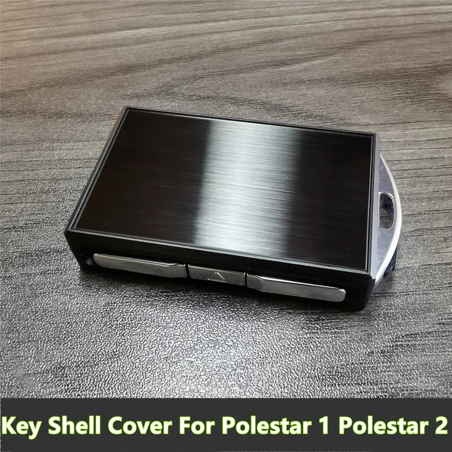 Black Zinc Alloy Key Fob Cover Shell Keychain for Volvo Polestar 1 2