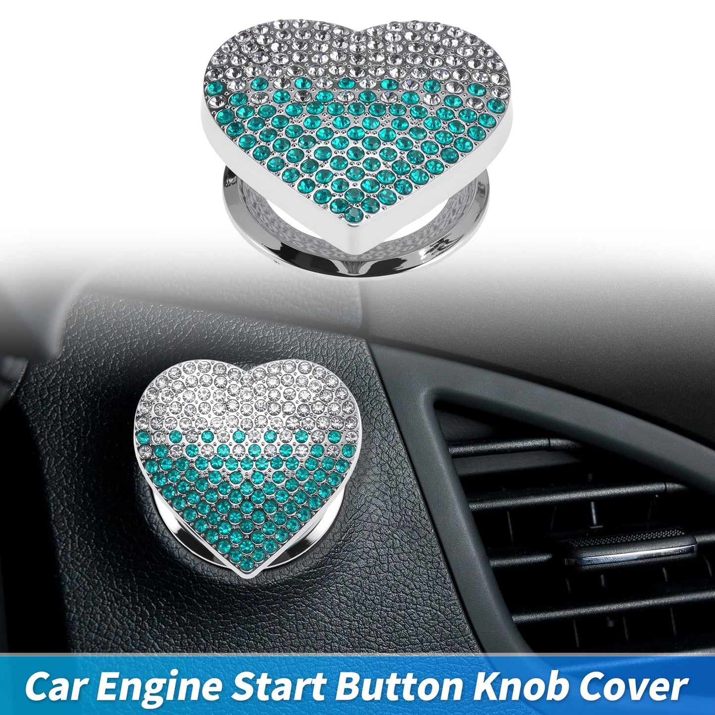 Control Switch Knob Button Cover Trim Ring for 4x4 Vehicles