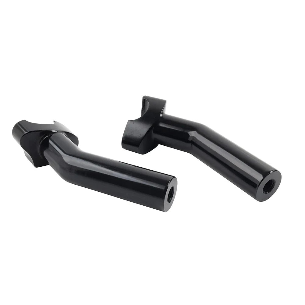 5.5" CNC Pullback Handlebar Risers for Harley Dyna Softail Sportster XL883 (2004-2023)
