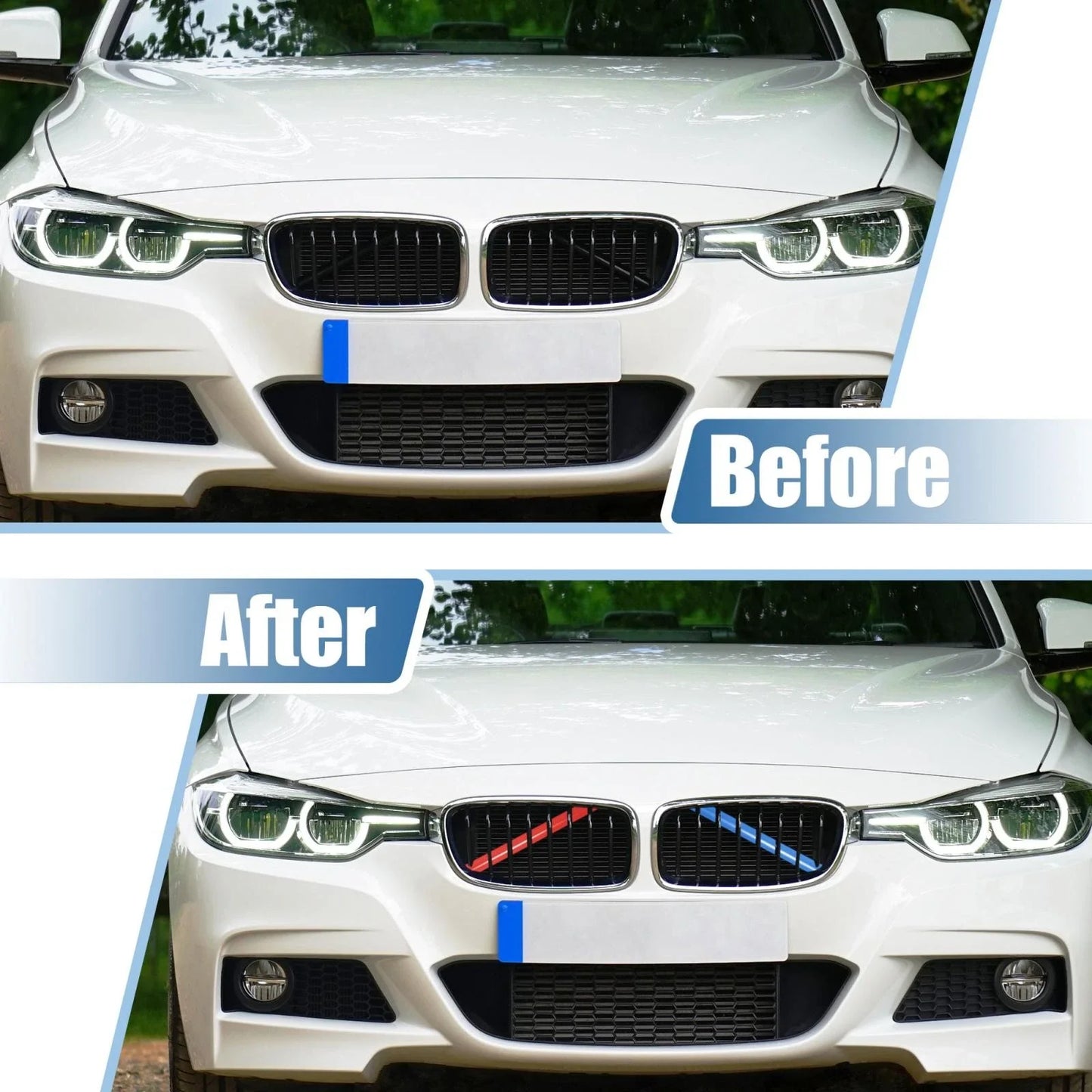 Grille Insert Strips for BMW X3 F25/G01 2011-2018 (2011-2018)