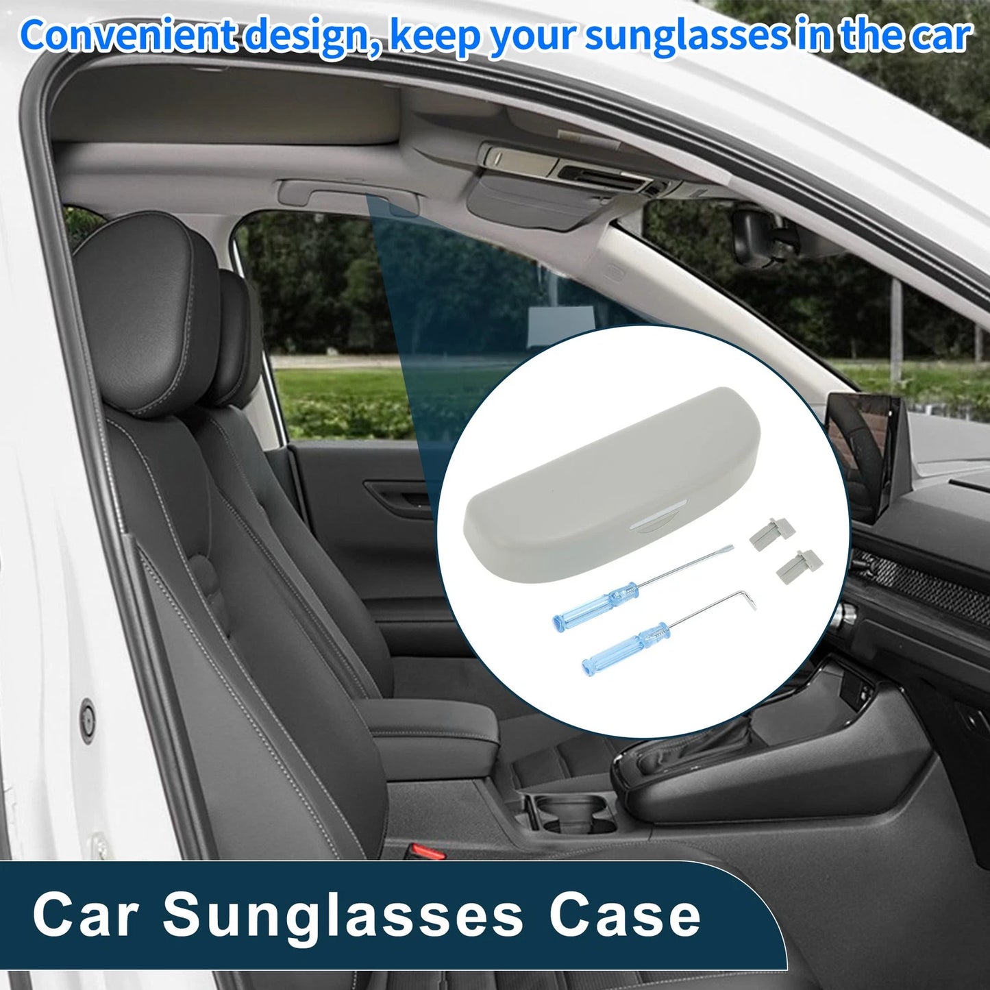 Sunglasses Case for Toyota Corolla E210 (2019–2024) Eyeglasses Holder
