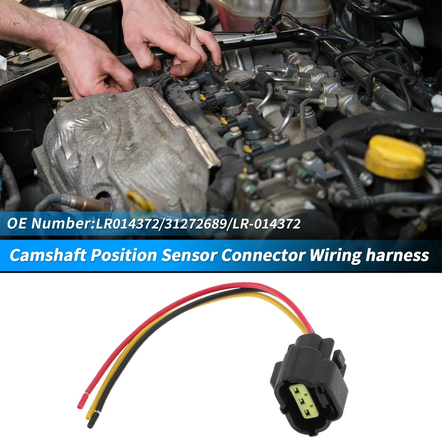 Camshaft Position Sensor Connector Wiring Harness for Jaguar (No.LR014372)