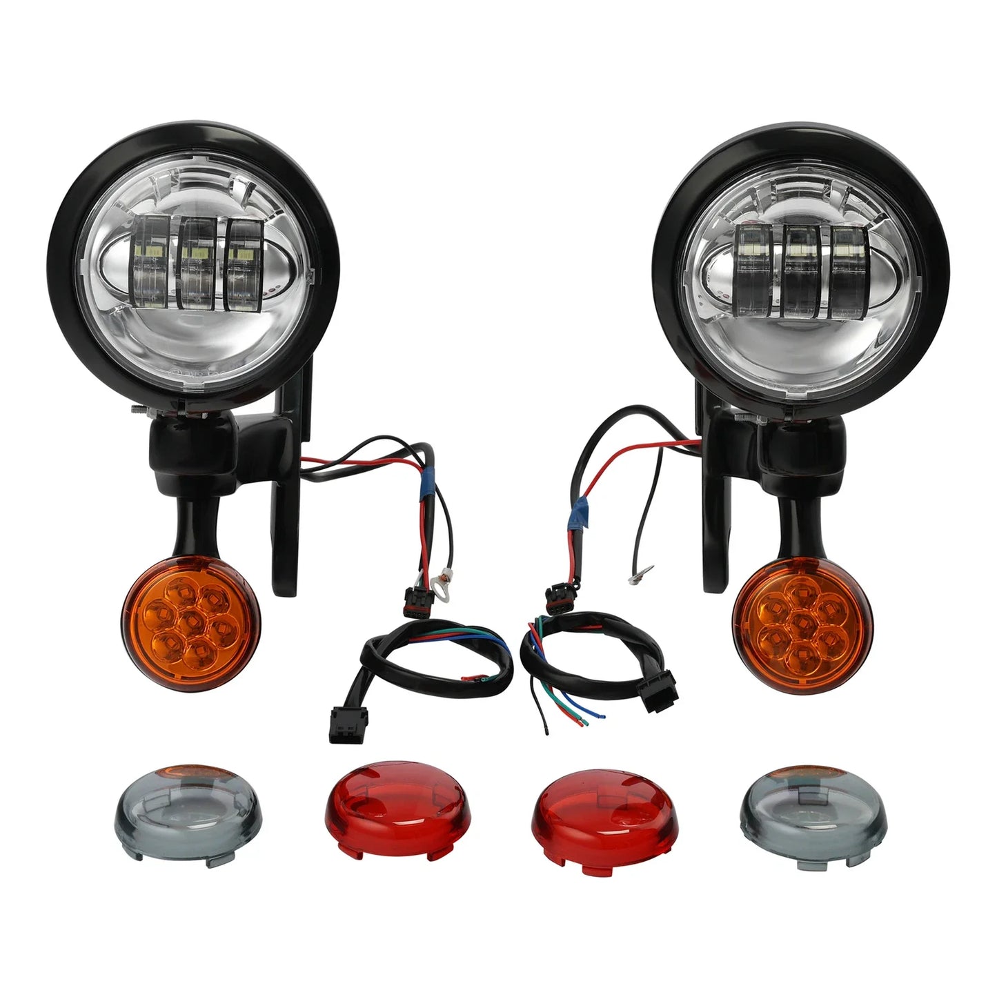 Fog Lights Bracket w/ Turn Signals for Harley Electra Street Glide (1994-2023)
