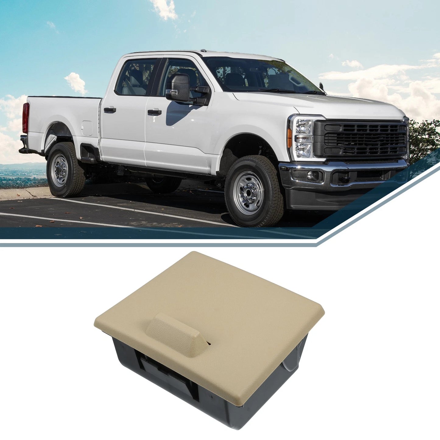 Cup Holder for Ford F-250 Super Duty (2008–2010) Brown