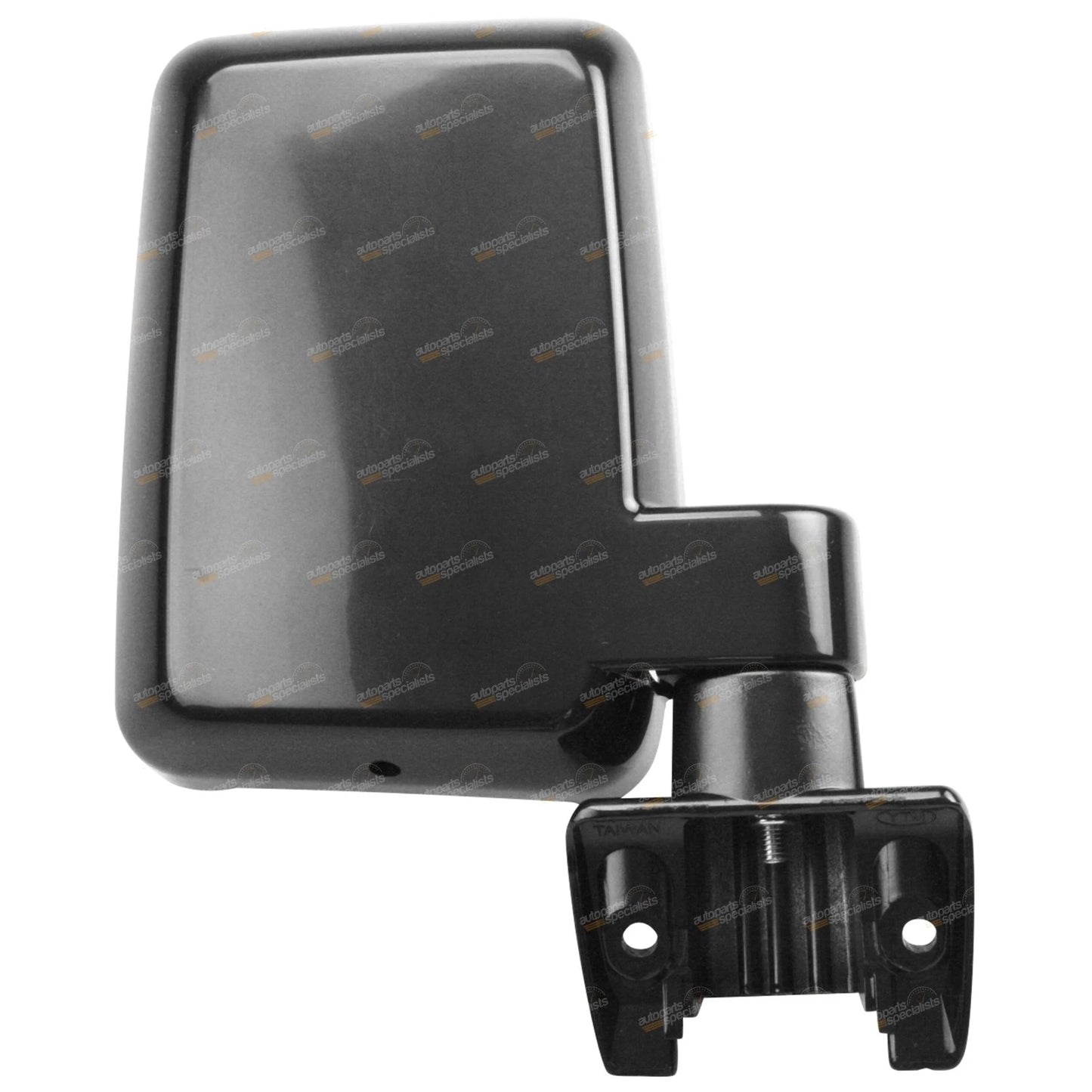 Pair of Black Large Door Wing Mirrors for Toyota Landcruiser 60 Series (1987–1990)