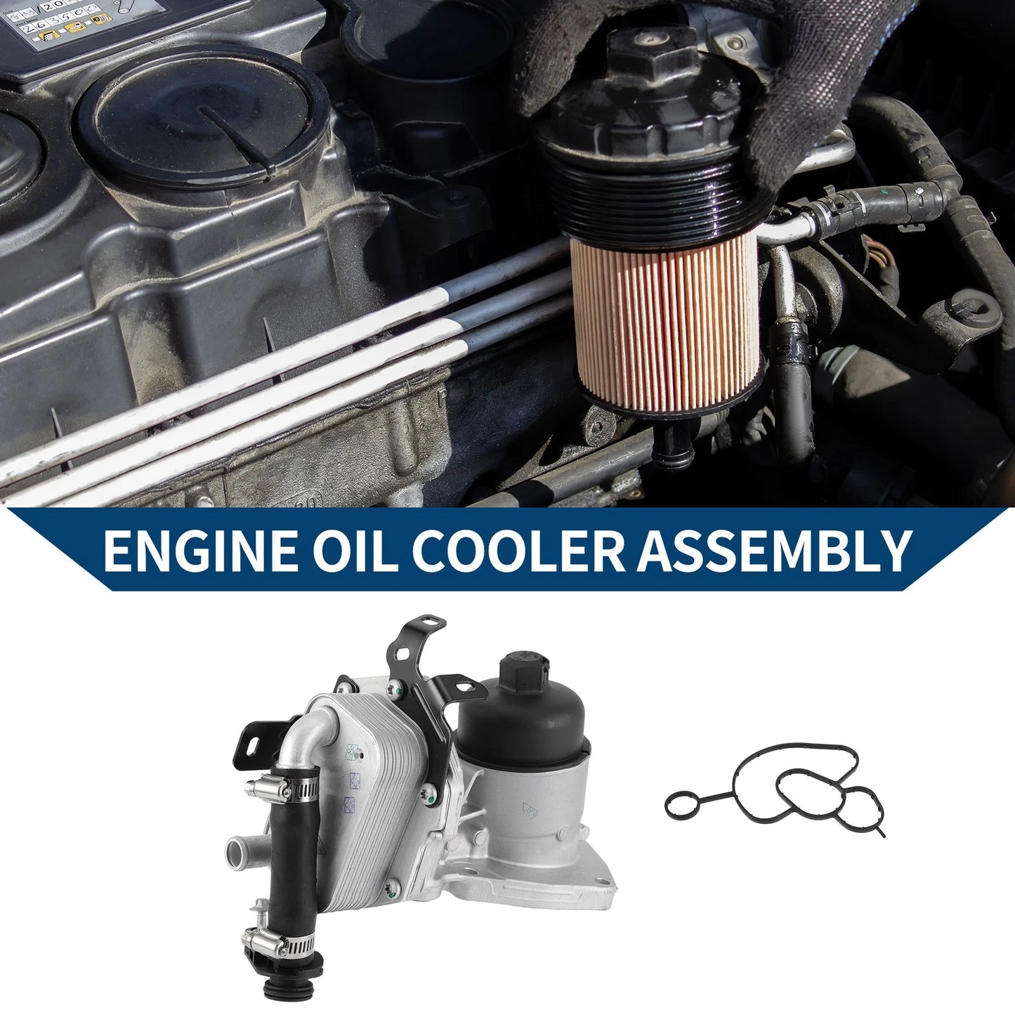 Oil Filter Housing for Land Rover Freelander 2 2.2 Diesel (2006–2014) No.LR006653