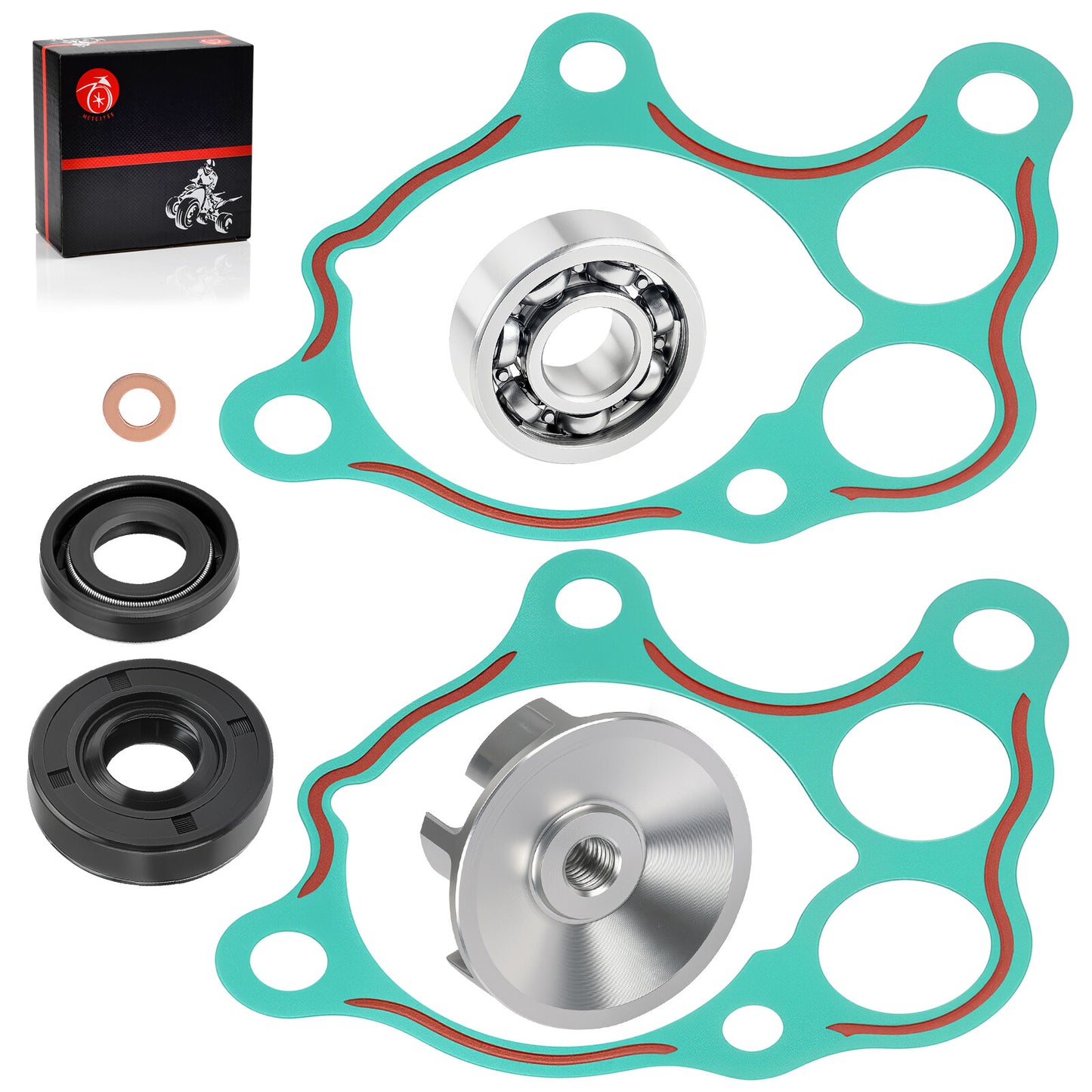 Water Pump Impeller Gasket Kit for Honda CR500R (1986–2001)