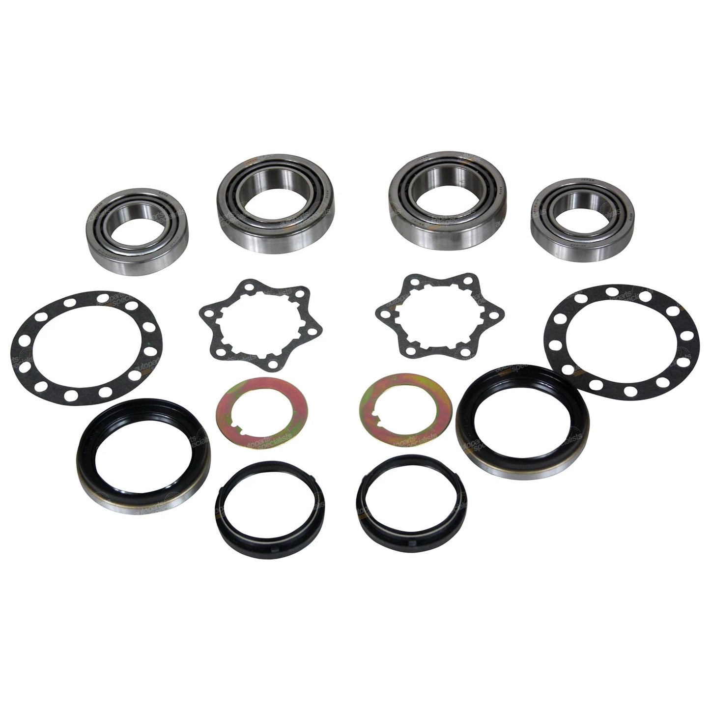 2 Front Wheel Bearing and Oil Seal Kits for Ford Maverick 4x4 (1988–1994)