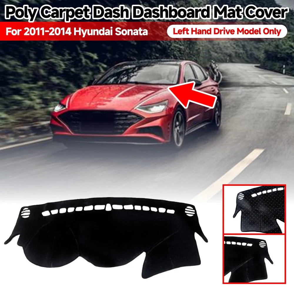 Dash Cover Mat Anti-glare for Hyundai Sonata (2011–2014)